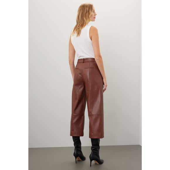 Jason Wu x RTR Wide Leg Vegan Leather Pants - Picture 4 of 11